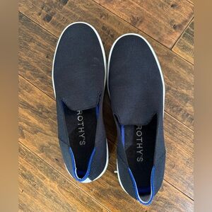 Rothy's The Original Slip On Sneakers in black Size 9